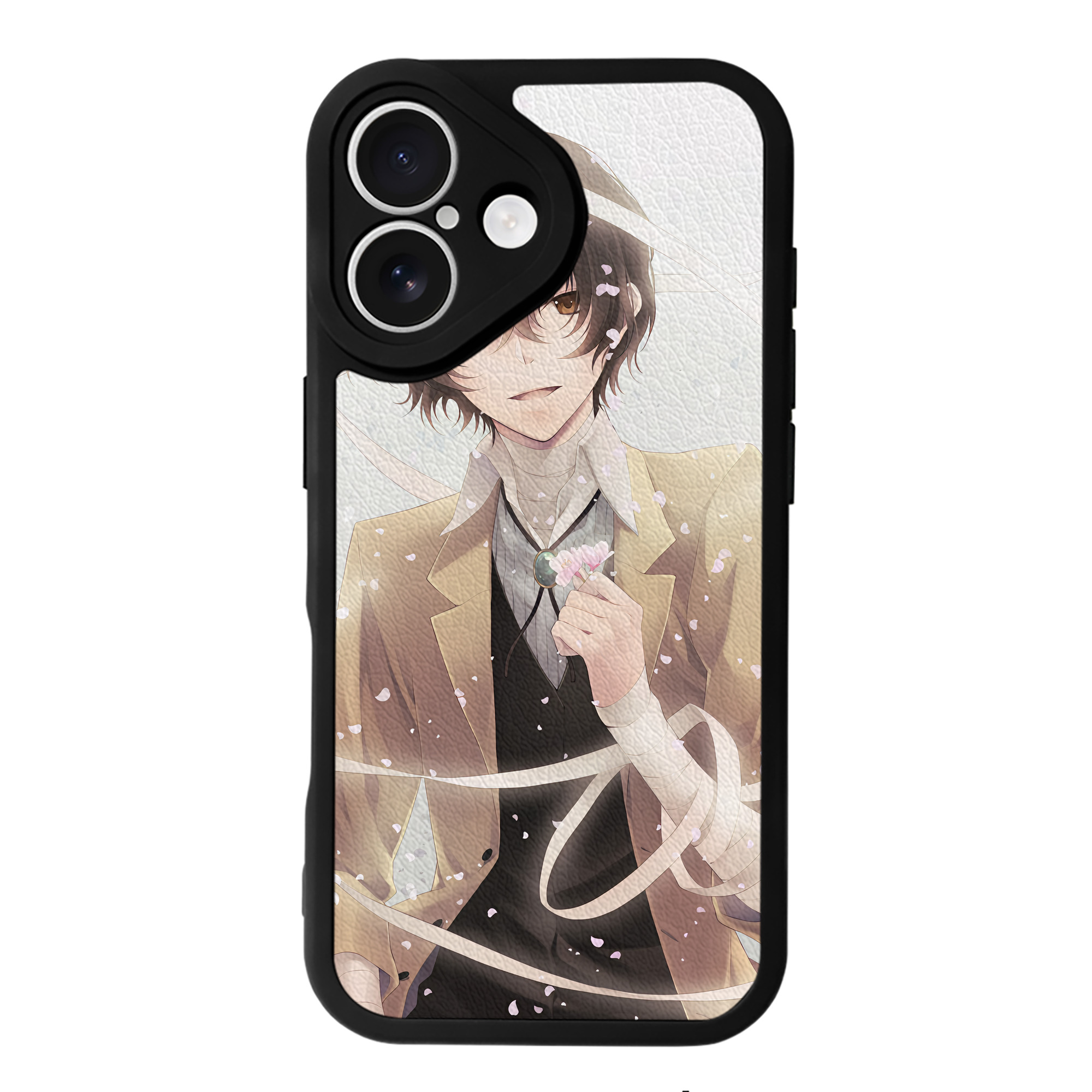 （画像用） 文豪ストレイドッグス Bungo Stray Dogs 【iPhone 16シリーズ対応】シリコンスマホケース（レザー調） 材質：シリコン